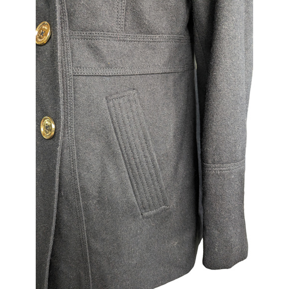 Michael Kors Black Peacoat 8 - Picture 5 of 10